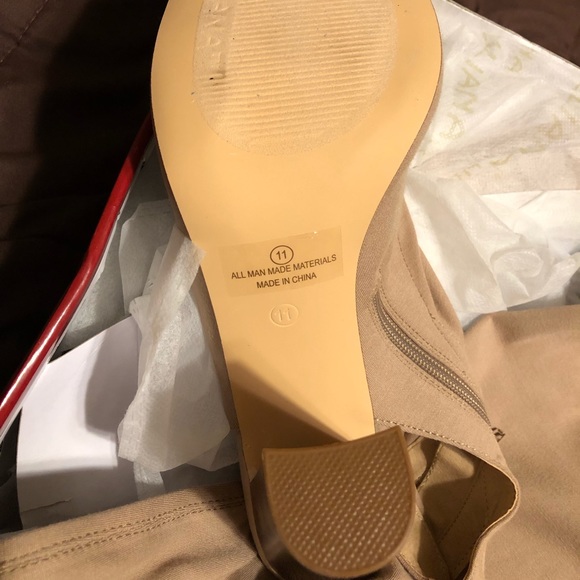 Thigh high sling back heels size 11 - Picture 2 of 3